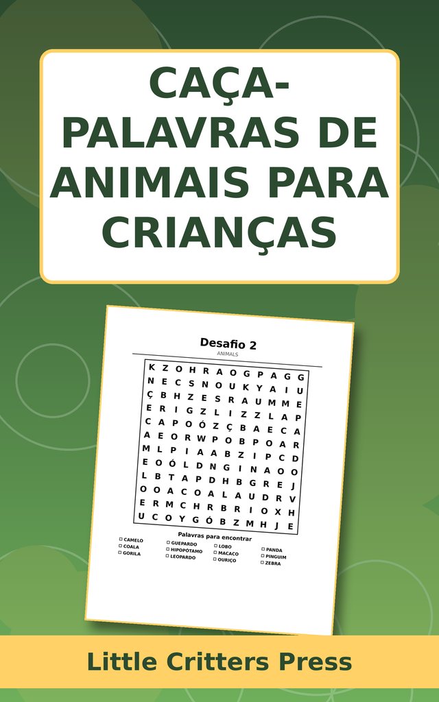 Caça-Palavras de Animais para Crianças