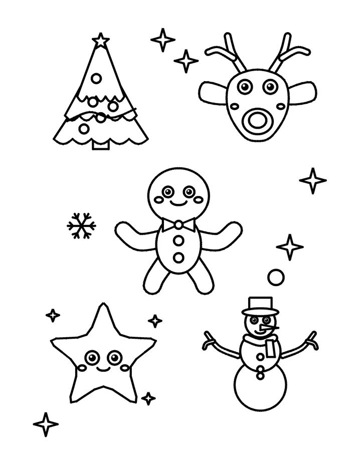 Christmas Coloring Book for Kids Ages 4-8