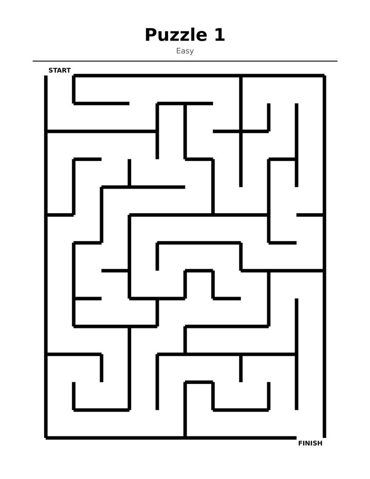 Christmas Mazes for Kids Ages 4-8