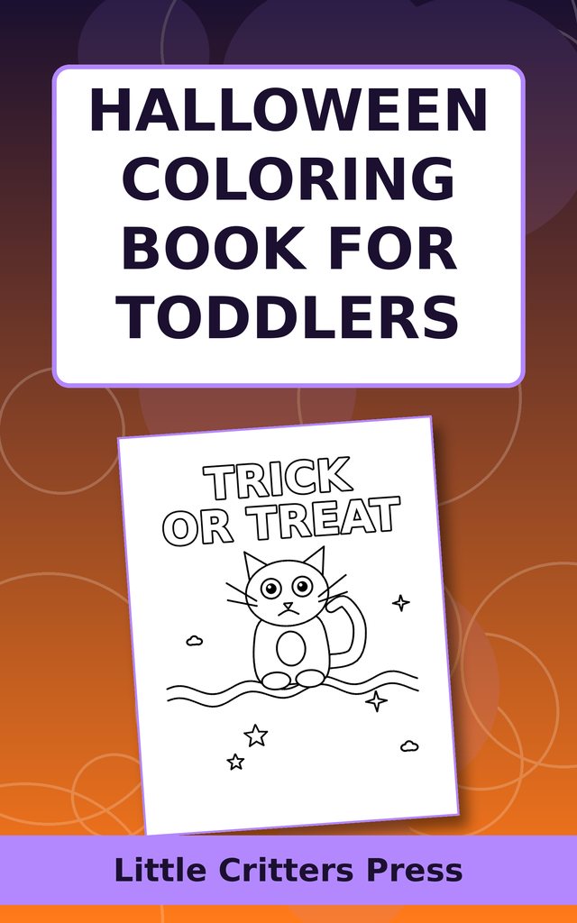 Halloween Coloring Book for Toddlers