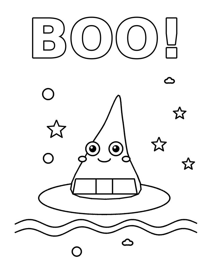 Halloween Coloring Book for Toddlers