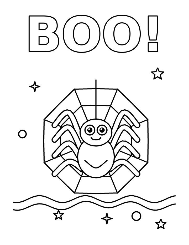 Halloween Coloring Book for Toddlers