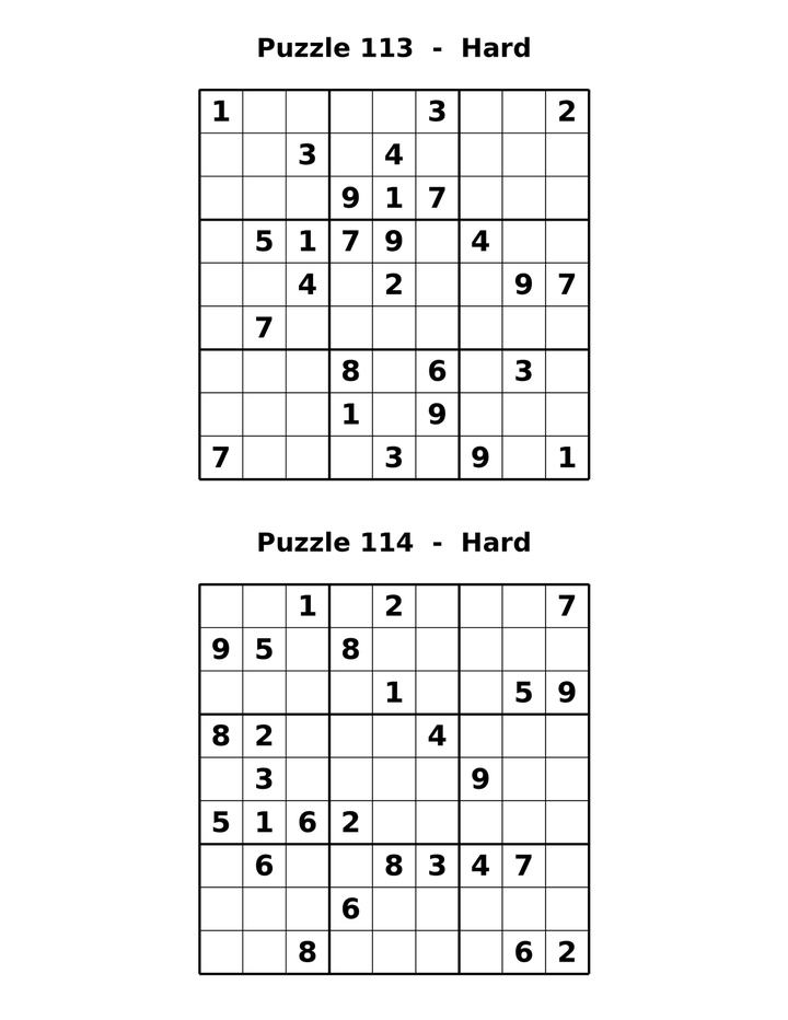 Large Print Sudoku for Seniors