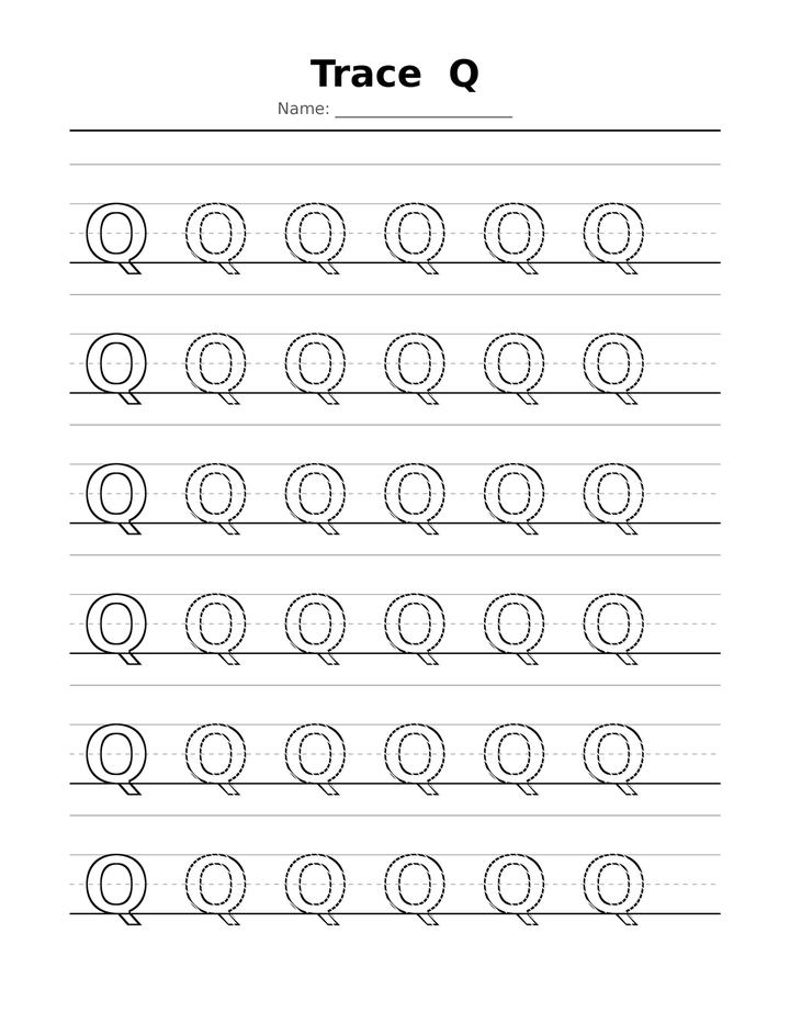 Letter Tracing Book for Preschoolers