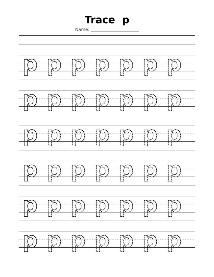 Letter Tracing Book for Preschoolers
