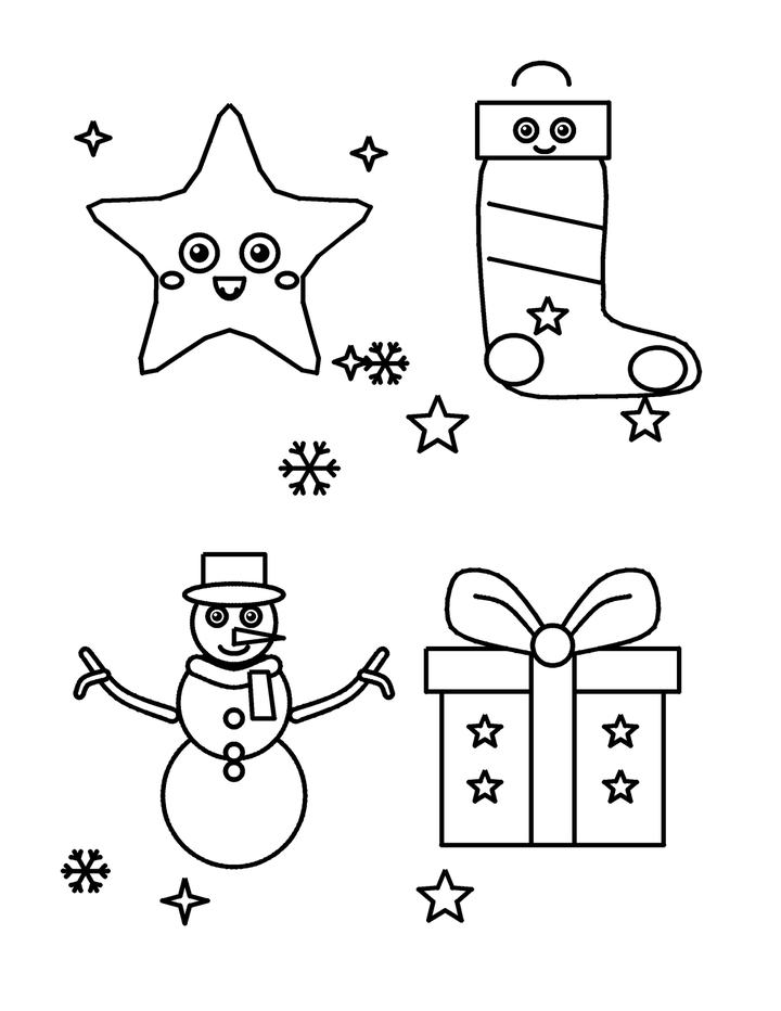 Libro para Colorear de Navidad para Niños