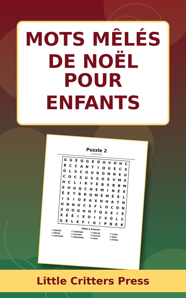 Mots Mêlés de Noël pour Enfants