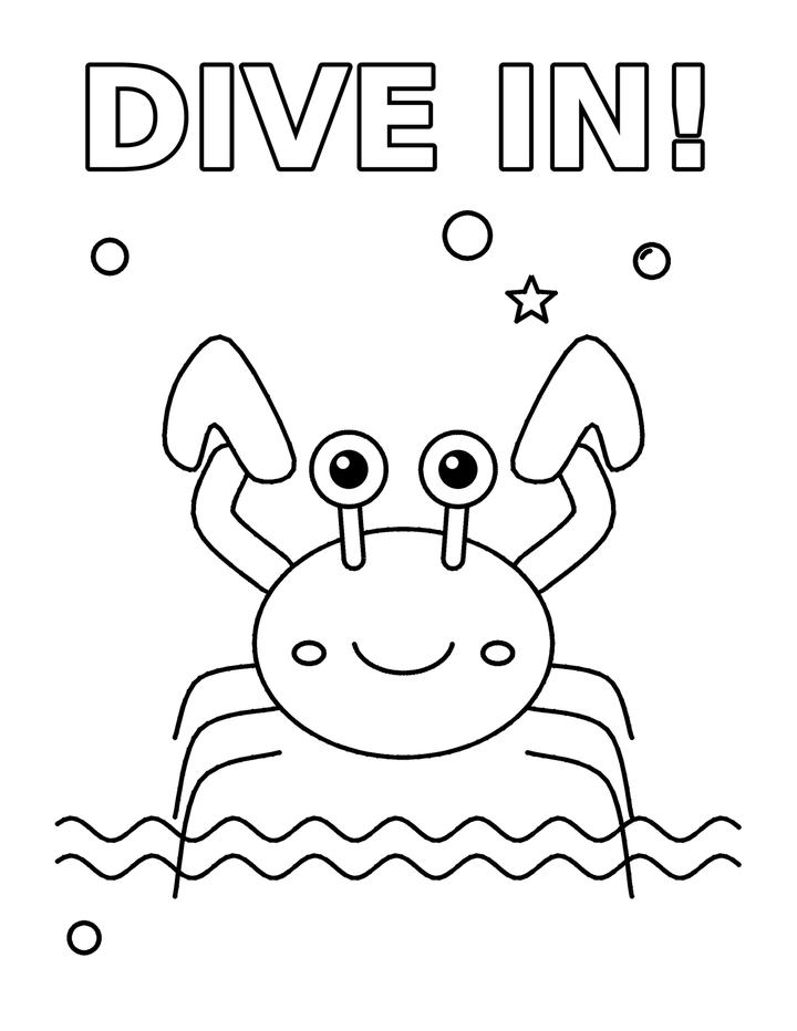 Ocean Animals Coloring Book for Kids