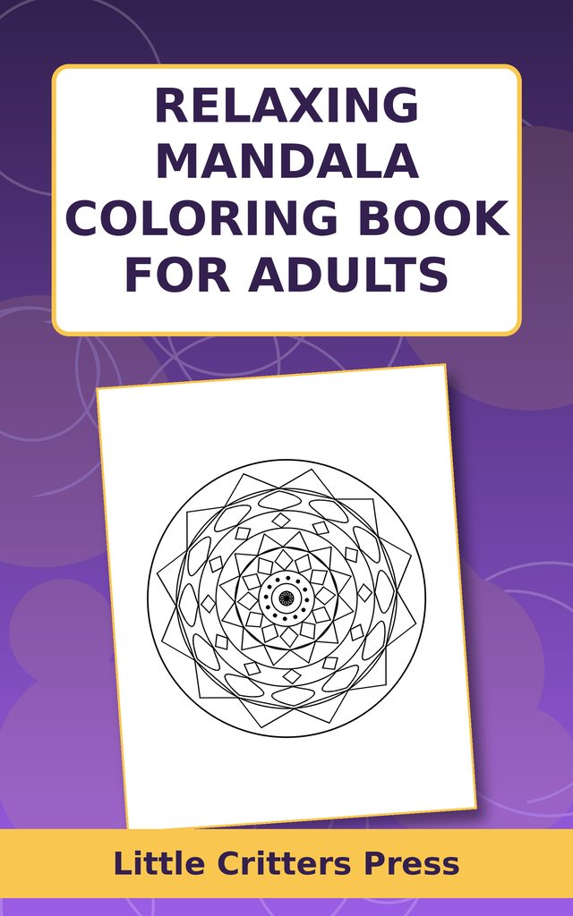 Relaxing Mandala Coloring Book for Adults