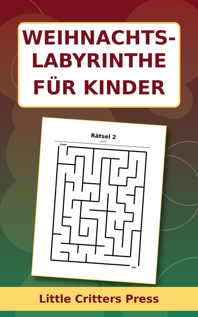 Weihnachts-Labyrinthe für Kinder