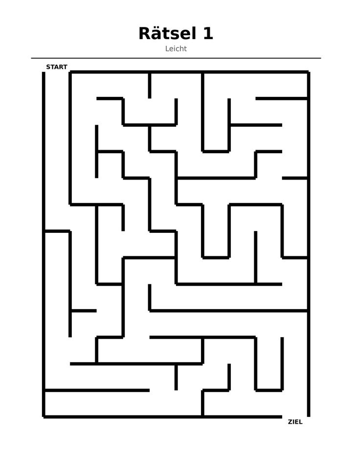 Weihnachts-Labyrinthe für Kinder